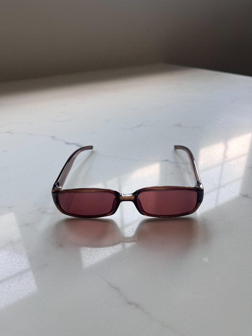 Vintage Oxydo by Safilo Brown Y2K Tortoise Rectangle Sunglasses | Frames only